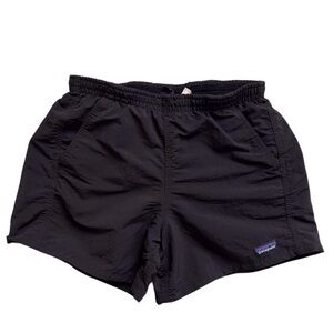 Patagonia Women’s 4“ Baggies Netplus Shorts Black Outdoor Gorpcore Beach Small